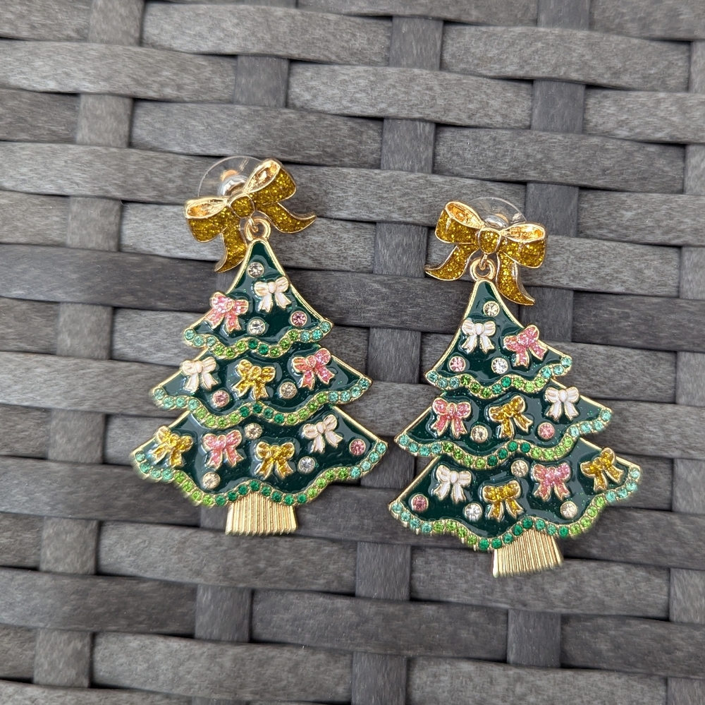 Sugarfix By Bauble Bar Christmas Tree Earrings